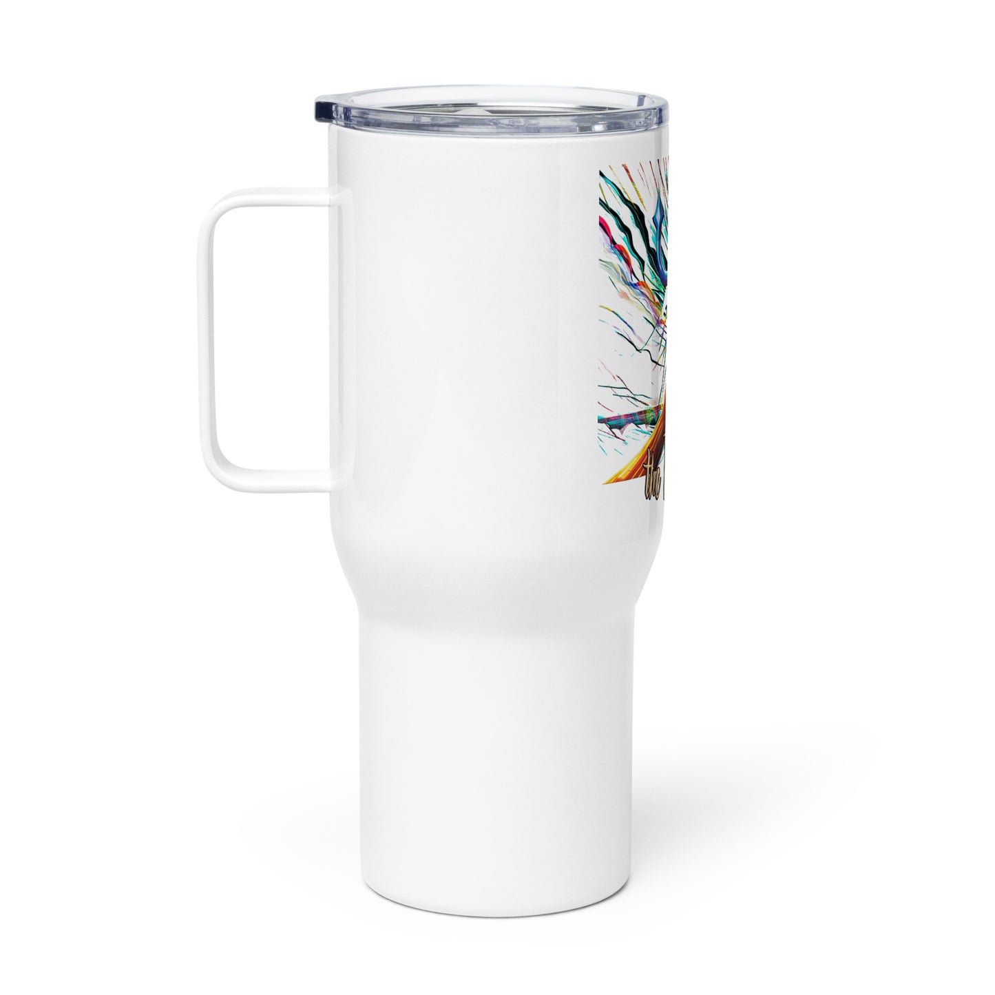 the TRIDENT 'Dominator' Stainless Steel Travel Mug