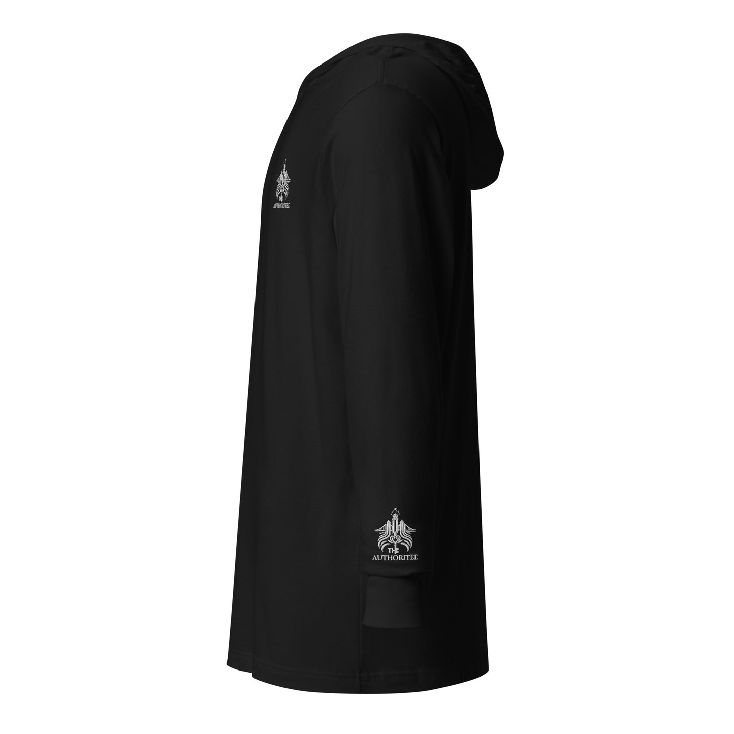 The Authoritee™ Hooded Long Sleeve T-Shirt