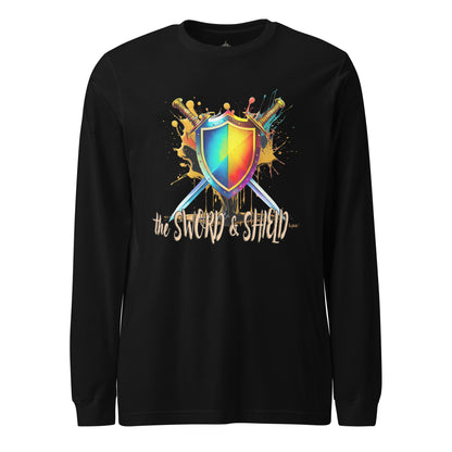 the SWORD & SHIELD 'Defender' Long Sleeve T-Shirt