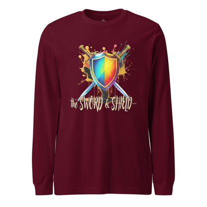 the SWORD & SHIELD 'Defender' Long Sleeve T-Shirt