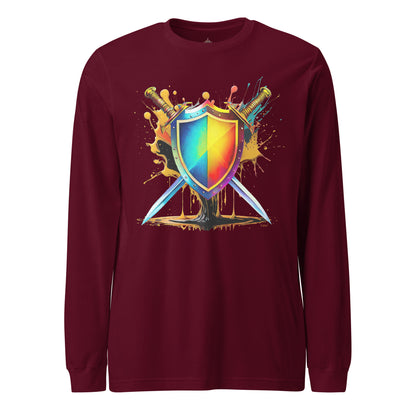 the SWORD & SHIELD 'Defender' Long Sleeve T-Shirt