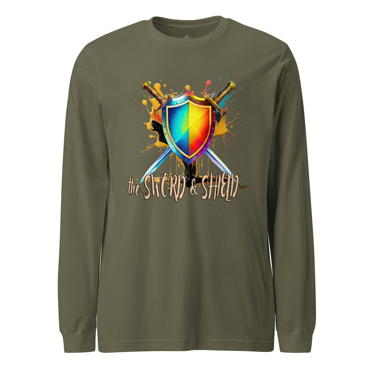 the SWORD & SHIELD 'Defender' Long Sleeve T-Shirt