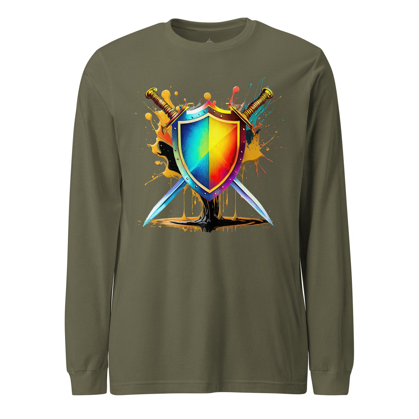 the SWORD & SHIELD 'Defender' Long Sleeve T-Shirt