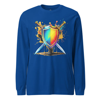 the SWORD & SHIELD 'Defender' Long Sleeve T-Shirt