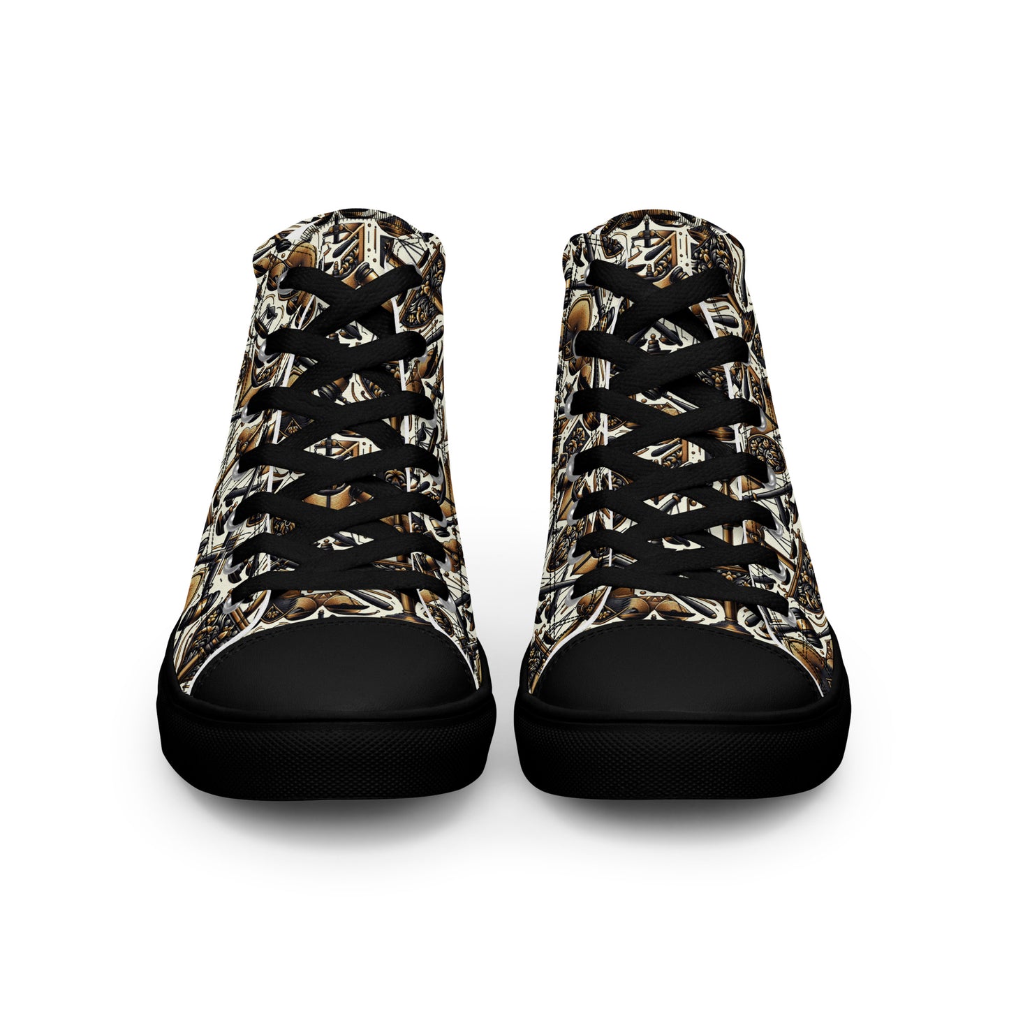 the GAVEL 'Decider' Women’s High Top Canvas Sneakers