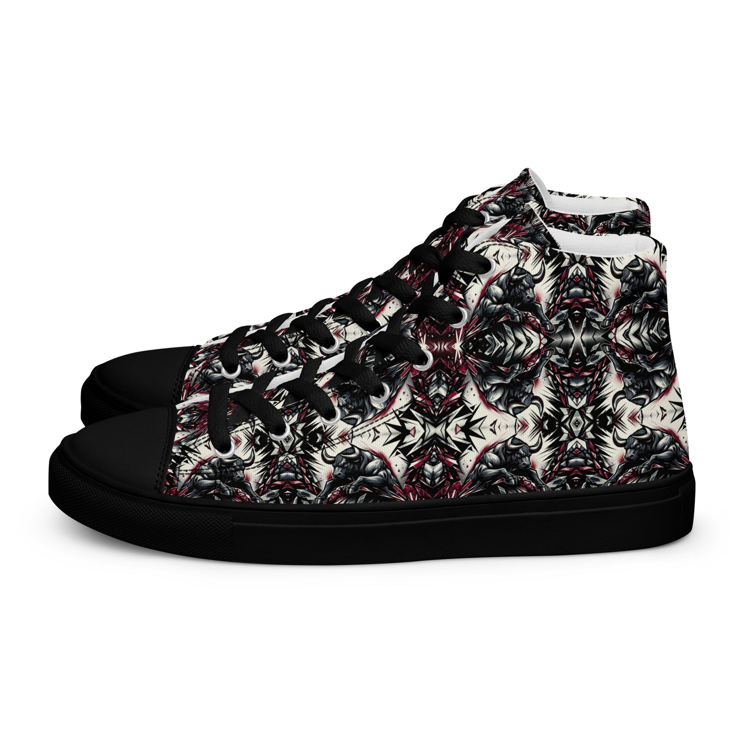 the BULL 'Strengthener' Women’s High Top Canvas Sneakers