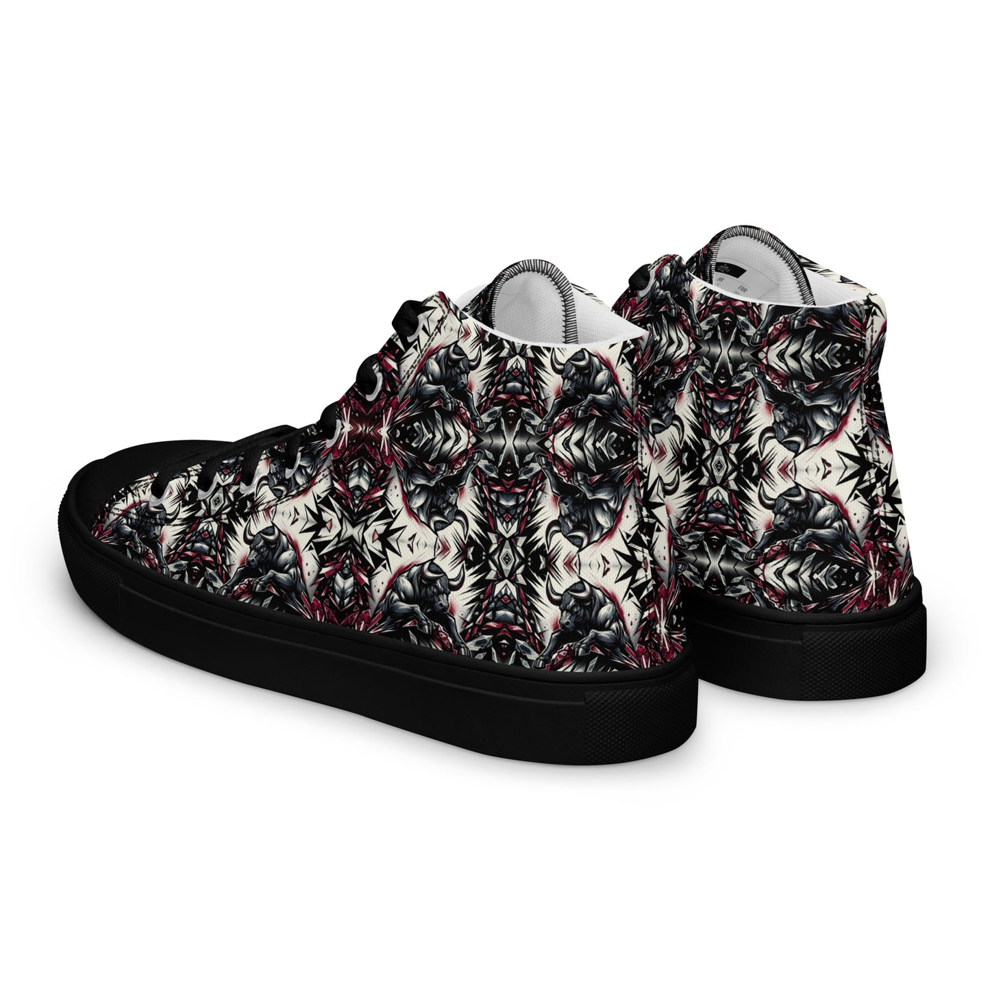 the BULL 'Strengthener' Women’s High Top Canvas Sneakers