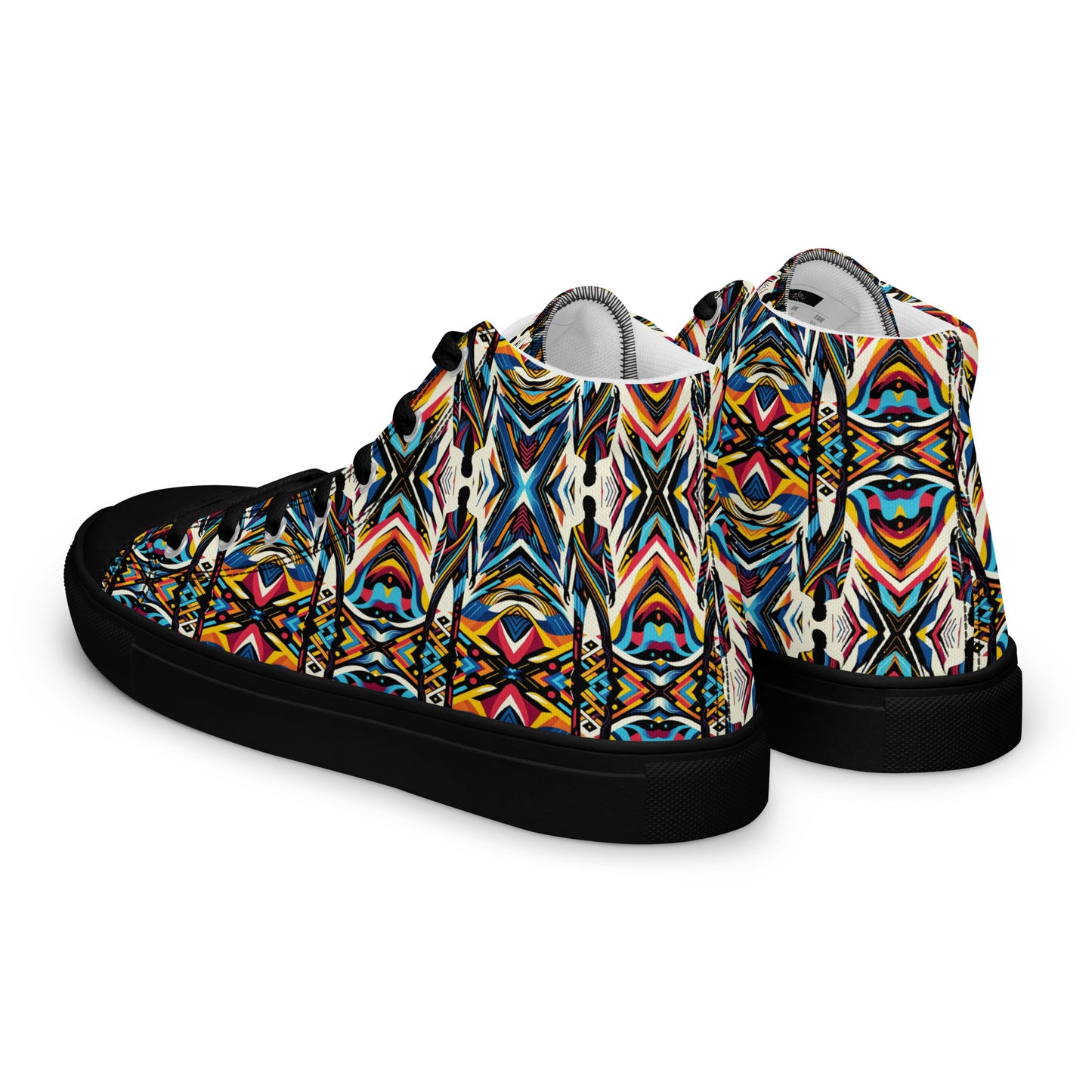 the MAN 'Achiever' Women’s High Top Canvas Sneakers