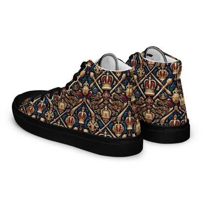 the SCEPTER 'Commander' Women’s High Top Canvas Sneakers