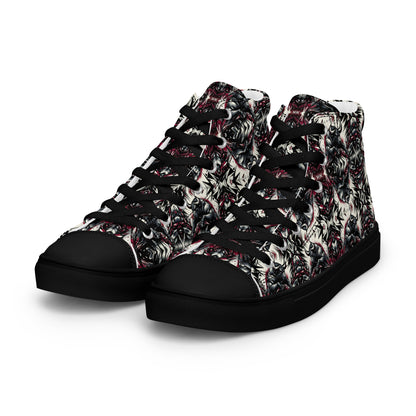 the BULL 'Strengthener' Women’s High Top Canvas Sneakers