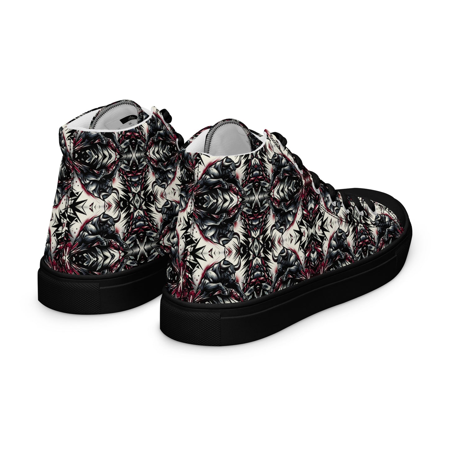 the BULL 'Strengthener' Women’s High Top Canvas Sneakers