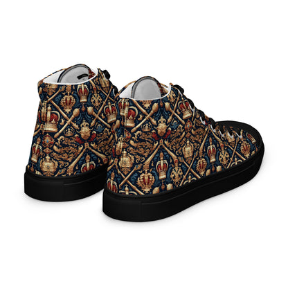 the SCEPTER 'Commander' Women’s High Top Canvas Sneakers