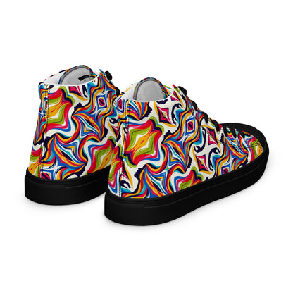 the WOMAN 'Empowerer' Women’s High Top Canvas Sneakers