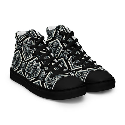 the HELMET 'Protector' Women’s High Top Canvas Sneakers