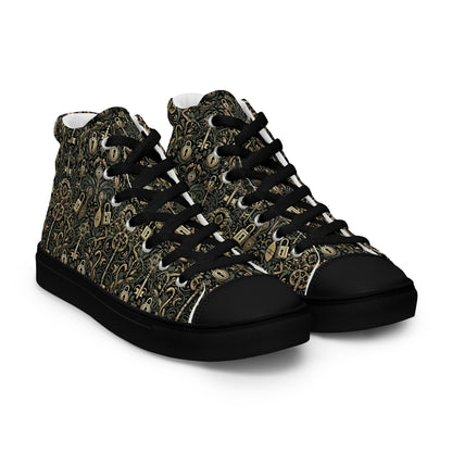 the KEY 'Accessor' Women’s High Top Canvas Sneakers