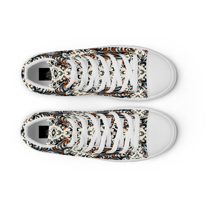 the TIGER 'Prevailer' Women’s High Top Canvas Sneakers