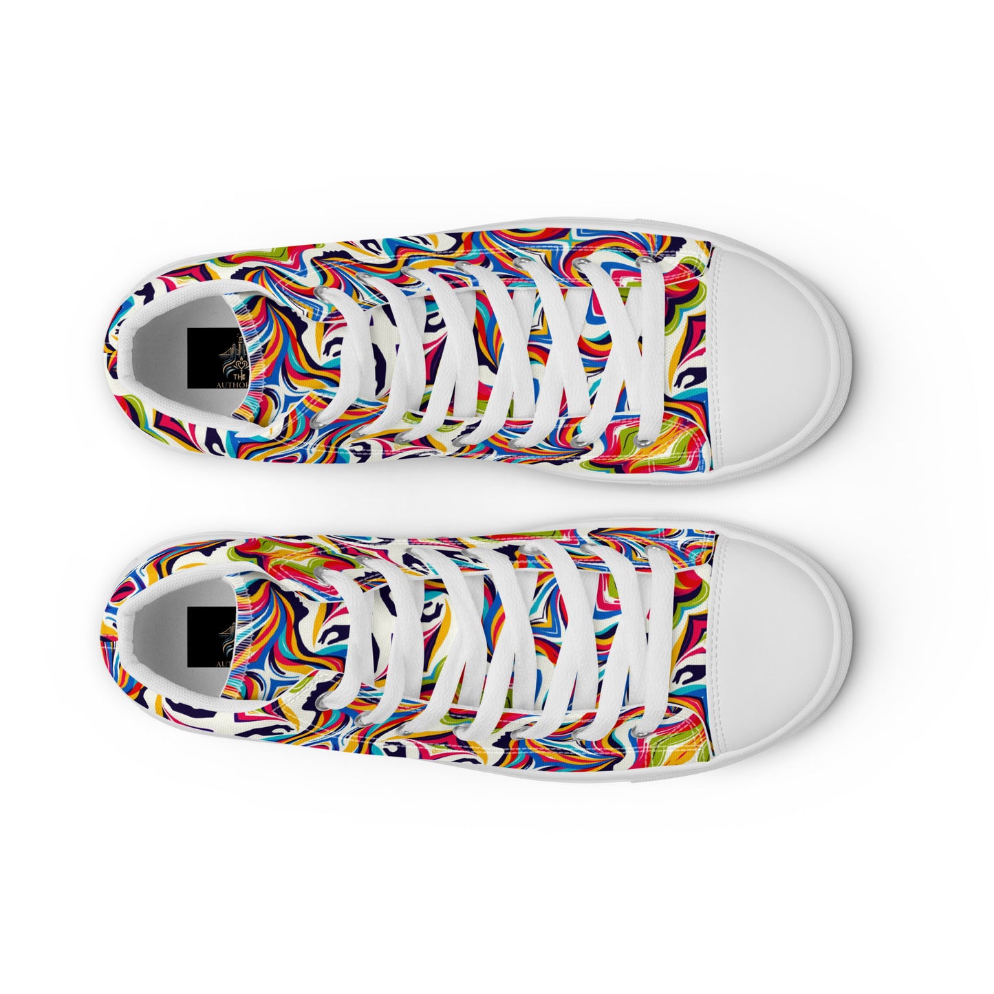 the WOMAN 'Empowerer' Women’s High Top Canvas Sneakers