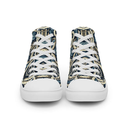 the ANCHOR 'Stabilizer' Women’s High Top Canvas Sneakers