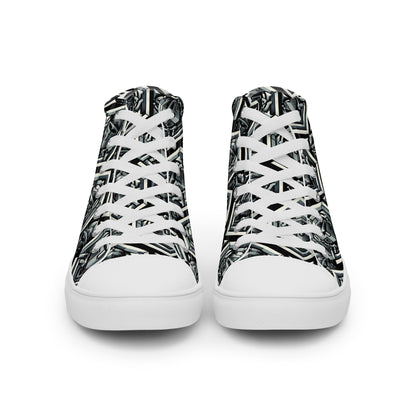 the HELMET 'Protector' Women’s High Top Canvas Sneakers