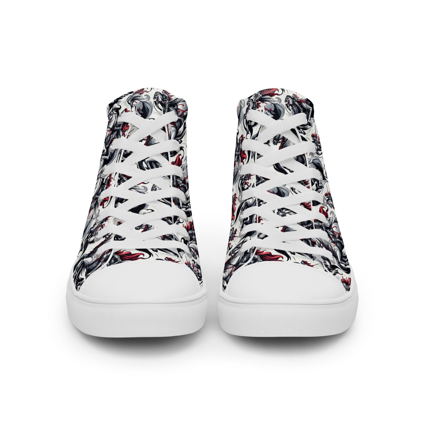 the HORSEMAN 'Conqueror' Women’s High Top Canvas Sneakers