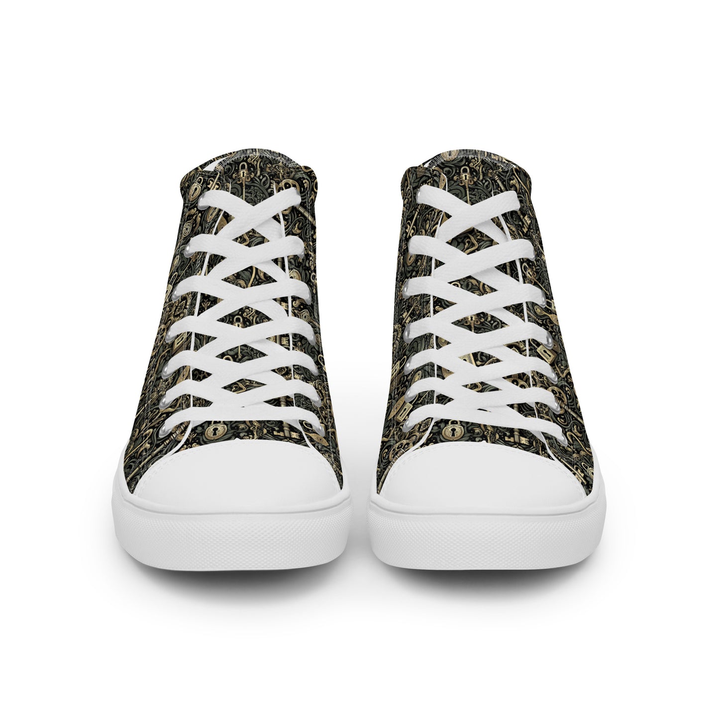 the KEY 'Accessor' Women’s High Top Canvas Sneakers