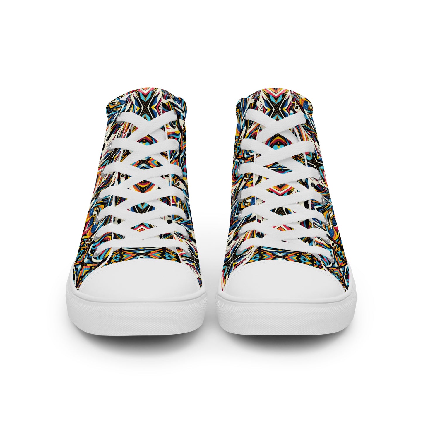 the MAN 'Achiever' Women’s High Top Canvas Sneakers