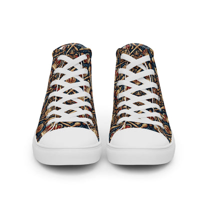 the SCEPTER 'Commander' Women’s High Top Canvas Sneakers