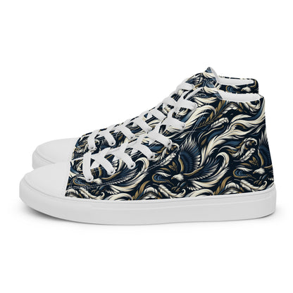 the EAGLE 'Ascender' Women’s High Top Canvas Sneakers