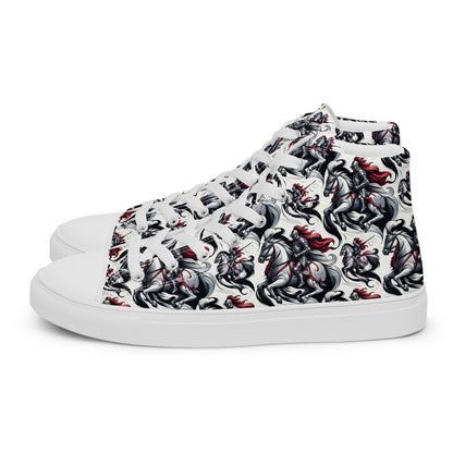 the HORSEMAN 'Conqueror' Women’s High Top Canvas Sneakers