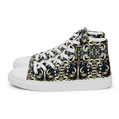 the SCALE 'Balancer' Women’s High Top Canvas Sneakers