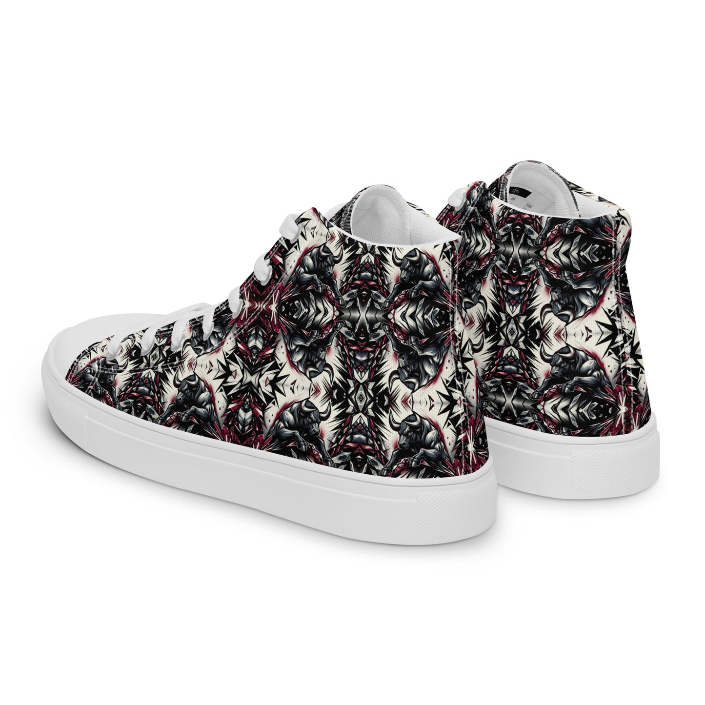 the BULL 'Strengthener' Women’s High Top Canvas Sneakers