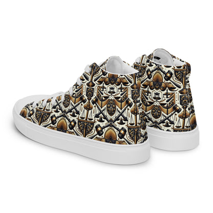 the GAVEL 'Decider' Women’s High Top Canvas Sneakers