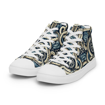 the ANCHOR 'Stabilizer' Women’s High Top Canvas Sneakers