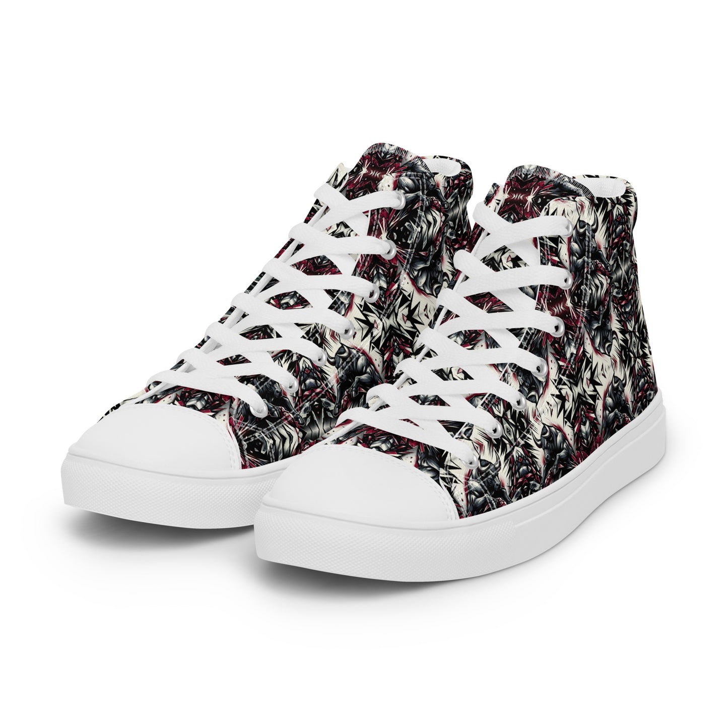 the BULL 'Strengthener' Women’s High Top Canvas Sneakers