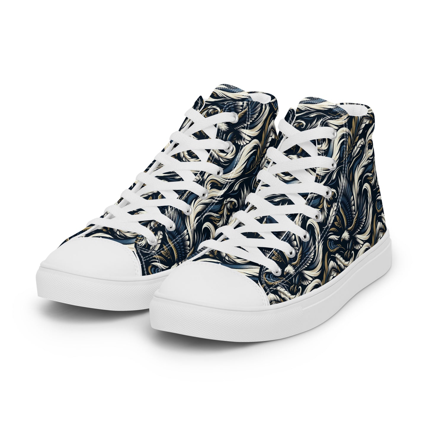 the EAGLE 'Ascender' Women’s High Top Canvas Sneakers