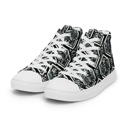 the HELMET 'Protector' Women’s High Top Canvas Sneakers