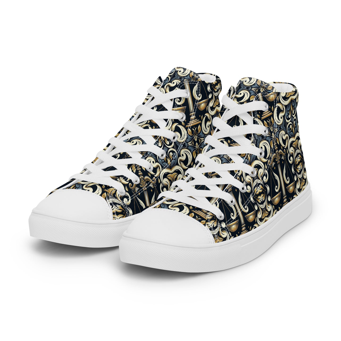 the SCALE 'Balancer' Women’s High Top Canvas Sneakers