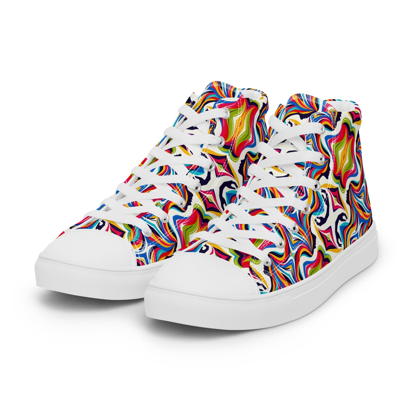 the WOMAN 'Empowerer' Women’s High Top Canvas Sneakers