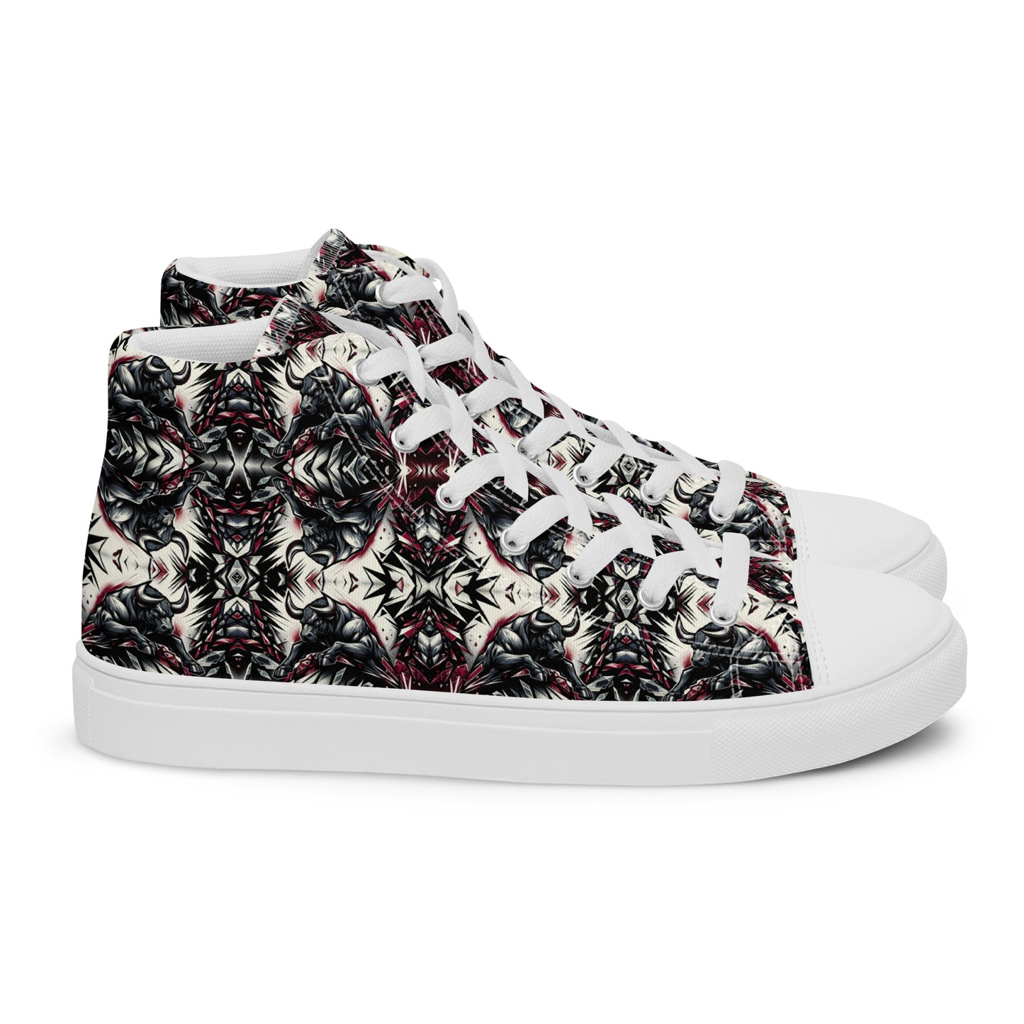 the BULL 'Strengthener' Women’s High Top Canvas Sneakers