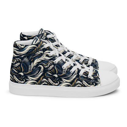 the EAGLE 'Ascender' Women’s High Top Canvas Sneakers