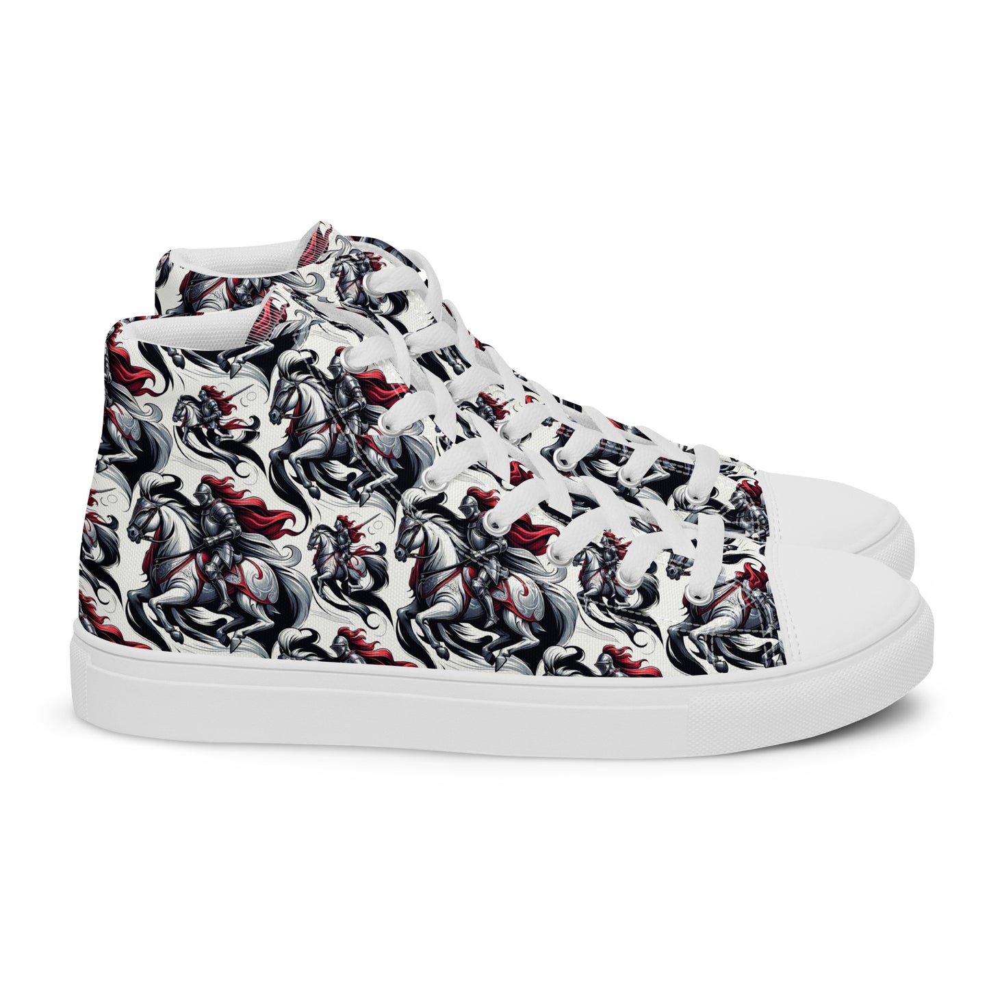 the HORSEMAN 'Conqueror' Women’s High Top Canvas Sneakers