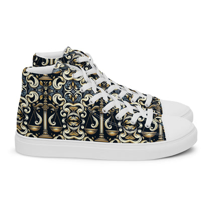 the SCALE 'Balancer' Women’s High Top Canvas Sneakers