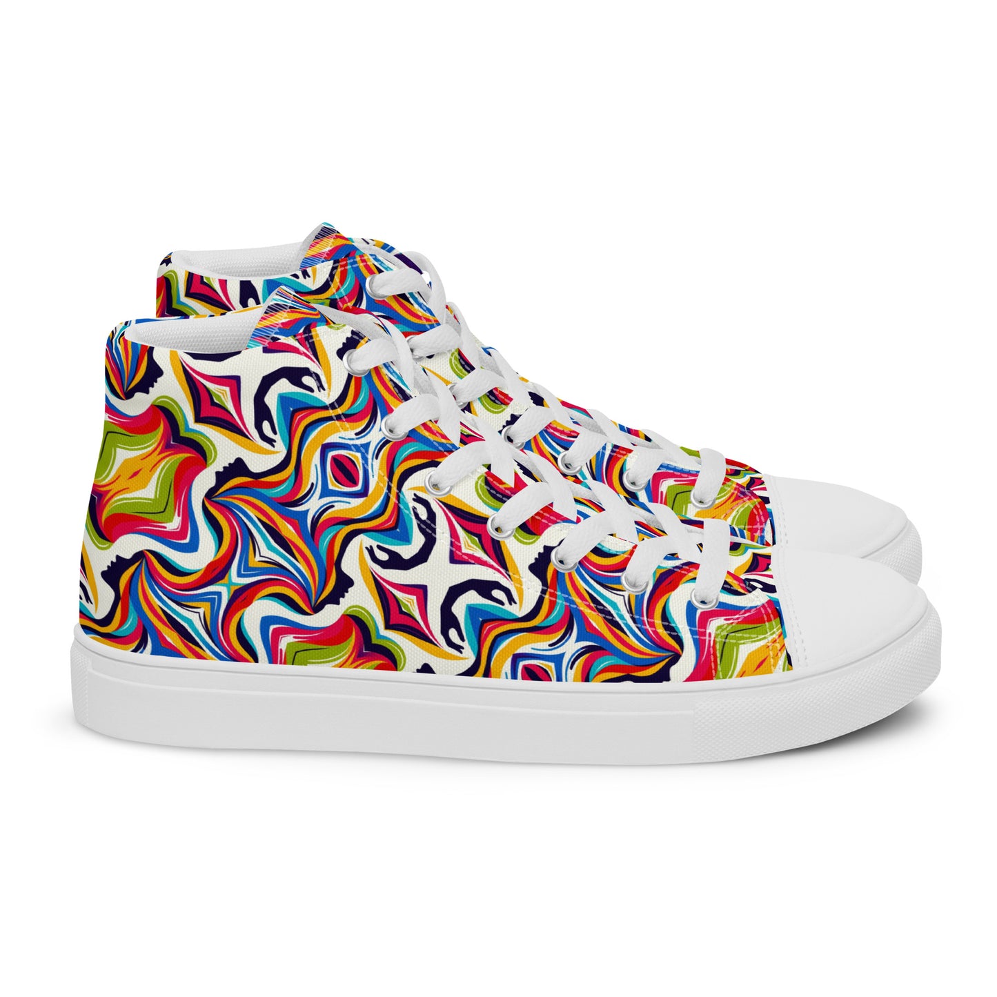 the WOMAN 'Empowerer' Women’s High Top Canvas Sneakers