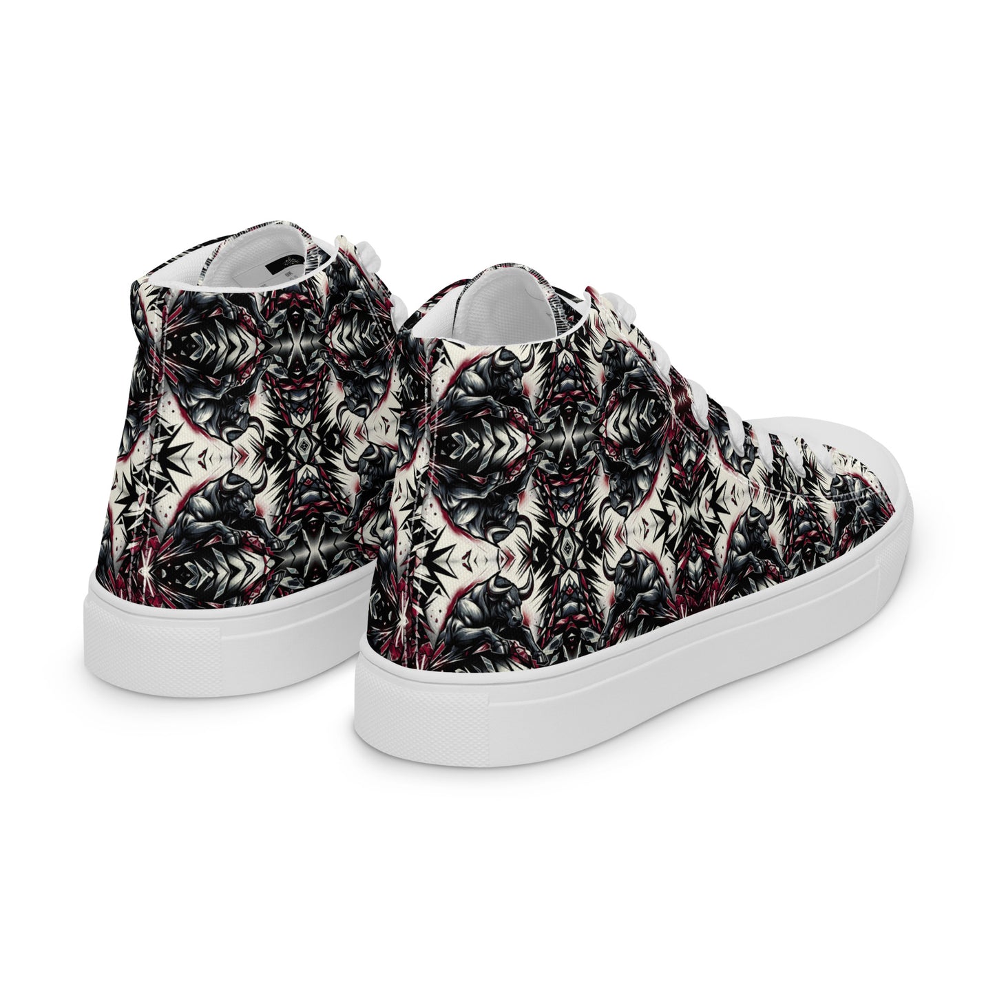 the BULL 'Strengthener' Women’s High Top Canvas Sneakers