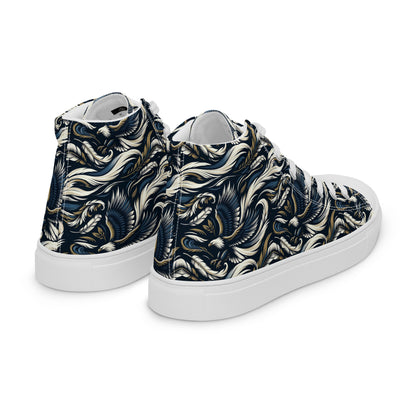 the EAGLE 'Ascender' Women’s High Top Canvas Sneakers