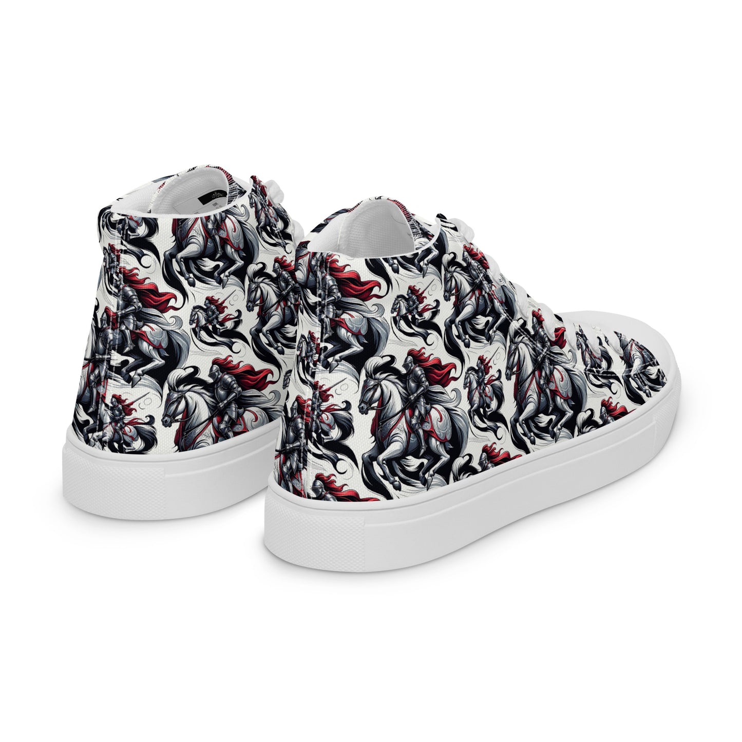 the HORSEMAN 'Conqueror' Women’s High Top Canvas Sneakers