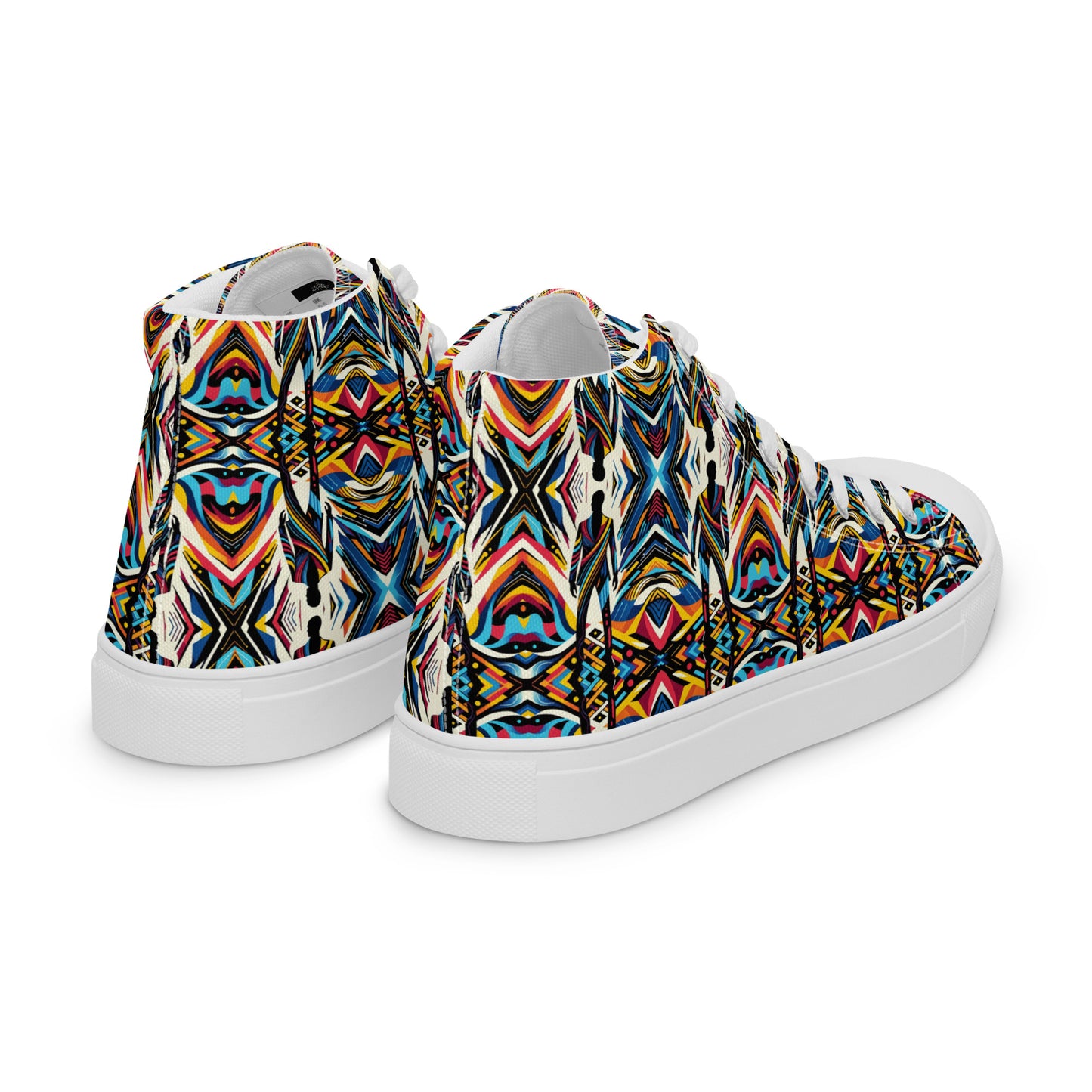 the MAN 'Achiever' Women’s High Top Canvas Sneakers