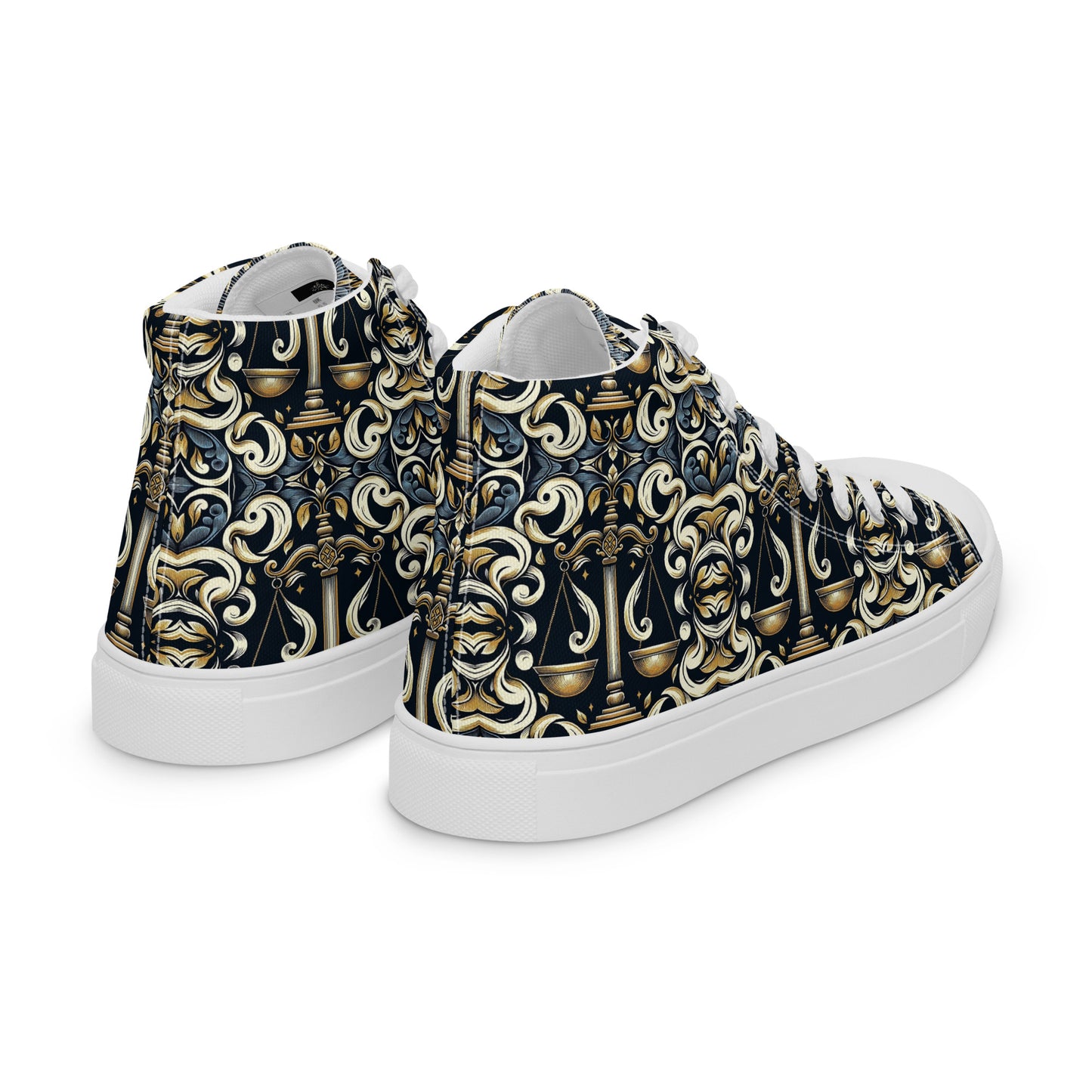 the SCALE 'Balancer' Women’s High Top Canvas Sneakers