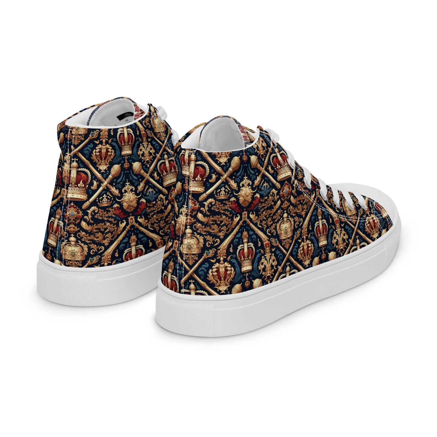 the SCEPTER 'Commander' Women’s High Top Canvas Sneakers