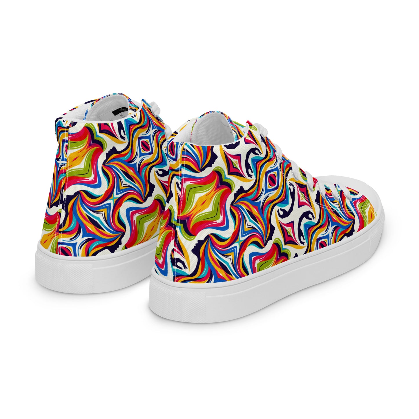 the WOMAN 'Empowerer' Women’s High Top Canvas Sneakers